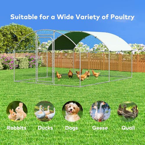 Chicken Coop 119.0" L x 119.0" W x 78.0" H - size: 158.5"L x 120.1"W x 76.8"H