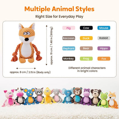 Plush Dog Chew Toys,2026 New Squeaky Dog Toy for Aggressive Chewers, Indestructible Dog Toy for Small Medium Large Dogs to Keep Them Busy Puppy Teething Toy (Duck) - color: Duck