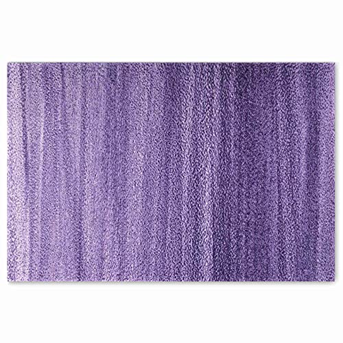 Darkyazi 23.6" x 35.4" Colorful Doormats Entrance Front Door Rug Funny Outdoors/Indoor/Bathroom/Kitchen/Bedroom/Entryway Floor Mats，Non-Slip Polyvinyl Chloride (Purple) - color: Purple