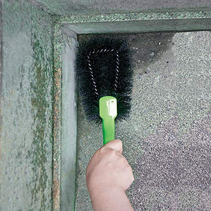 Azuma AZ655 Hard Corner Washing Brush, Large, Width 3.5 inches (9 cm), Total Length 9.8 inches (25 cm), Removes Stubborn Mud Dirt