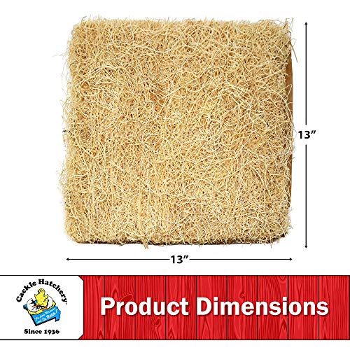 Cackle Hatchery Laying Hen Nest Box Pads Made in USA from Sustainable Aspen Exceslior - 13x13 Nesting Box Liners (12 Pack) - size: 12 Pack