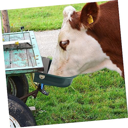 Garneck Automatic Cow Drinking Water Bowl Water Feeder for Livestock Convenient Use for Cattle Horses and Other Farm Animals - color: Dark Green