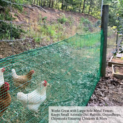 Plastic Garden Fence 4x65 FT Deer Fence Netting, Temporary Mesh Fencing Animal Barrier for Deer, Chicken, Poultry, Pet, Wildlife, Garden Bird Netting for Plant Fruit Tree Vegetable Protection - size: 4x65 FT