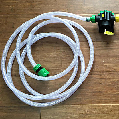 3/4" ID x 1" OD - 50Ft High Pressure Braided Clear PVC Vinyl Tubing Flexible Tube Heavy Duty Reinforced Hose Tubing - size: 50 ft, style: 3/4" ID x 1" OD